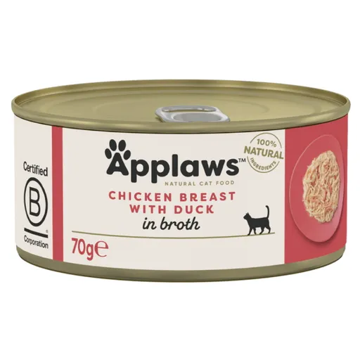 APPLAWS Kuracie prsia s kačicou konzerva pre mačky 70 g