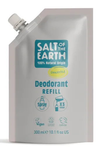Salt of the Earth - Prírodný kryštálový deodorant 300ml - náplň do spreja