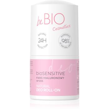 beBIO Hyaluro bioSensitive dezodorant roll-on pre citlivú pokožku 50 ml