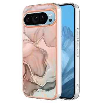 IMD MARBLE Ochranný kryt pre Google Pixel 9 Pro XL ROSE GOLD