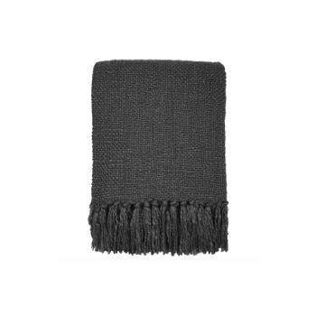 Malagoon  Anthracite grey solid throw (NEW)  Deky Šedá