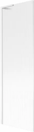 MEXEN/S - Next L vaňová zástena FIX 60 x 150, prúžky, biela 895-060-000-03-09-20