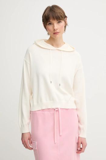 Bavlnený sveter United Colors of Benetton béžová farba, ľahké, 1294D203T