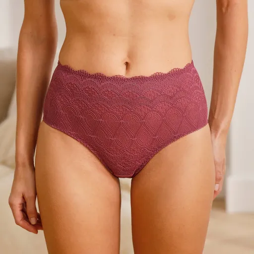 Súprava 2 vysokých nohavičiek z čipky a mikrovlákna Orellana zn. Confidence Lingerie®