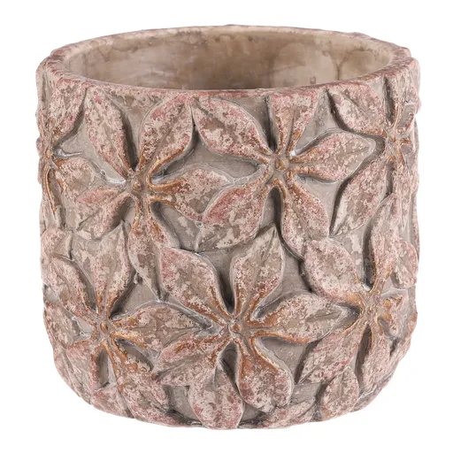 Betónový obal na kvetináč Kvetina M , 15 x 13 cm, pr. 15 cm
