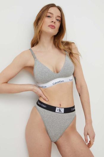 Kojenecká podprsenka Calvin Klein Underwear šedá farba,melanž,000QF6218E