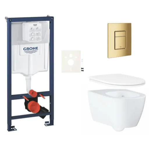 Závesný wc set do ľahkých stien / predstenová montáž GROHE Essence SIKOGRSESSCGL0