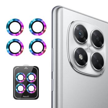 ENKAY ALU Sklo pre fotoaparát Xiaomi Redmi Note 14 Pro 5G / Poco X7 COLORFUL