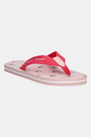 Detské žabky Tommy Hilfiger ružová farba, T3A8-33807