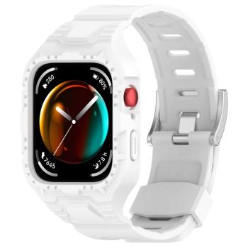 GLACIER Ochranné puzdro s remienkom pre Huawei Watch Fit3 biele