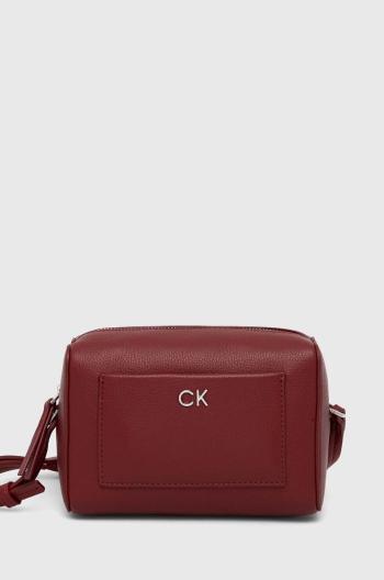 Kabelka Calvin Klein bordová farba, K60K612274