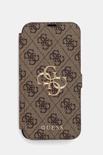 Puzdro na mobil Guess iPhone 15 Pro Max 6.7" hnedá farba, GUBKP15X4GMGBR