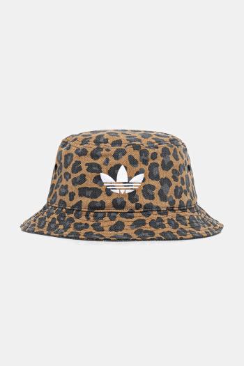 Bavlnený klobúk adidas Originals Leo B H hnedá farba, JX0603