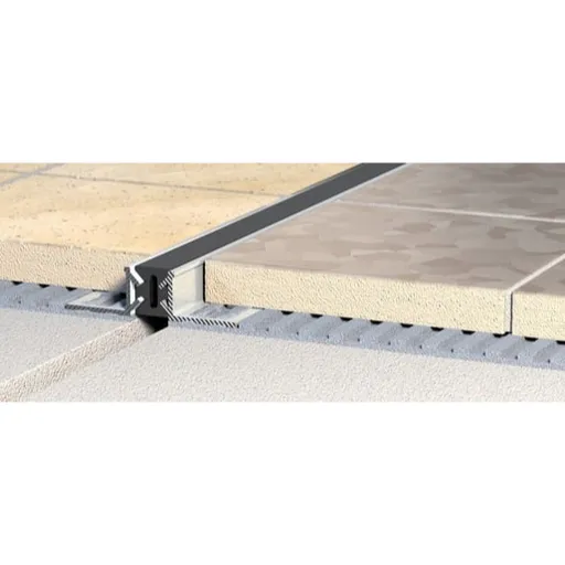 Lišta dilatačné Havos, hliník, dĺžka 250 cm, výška hrany 12,5 mm, ALDL12102504