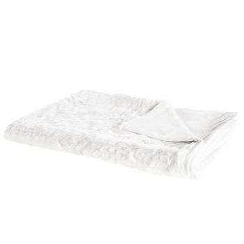 Deka 150 × 200 cm biela TOURZA, 250294 (beliani_250294)