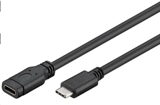 PREMIUMCORD USB-C predlžovací kábel (USB 3.1 generation 1), C/M - C/F, 2m