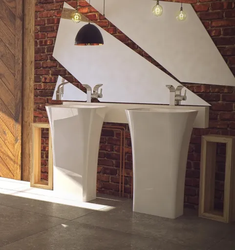 BESCO - Voľne stojace umývadlo ASSOS KEASSVSW