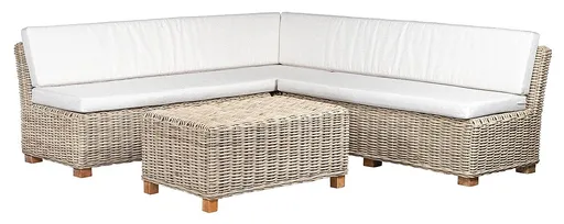 DEOKORK Záhradná ratanová zostava MIRABELLA III. rohová