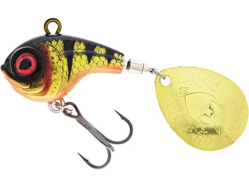 Westin nástraha dropbite tail spin jig bling perch - 3,4 cm 17 g