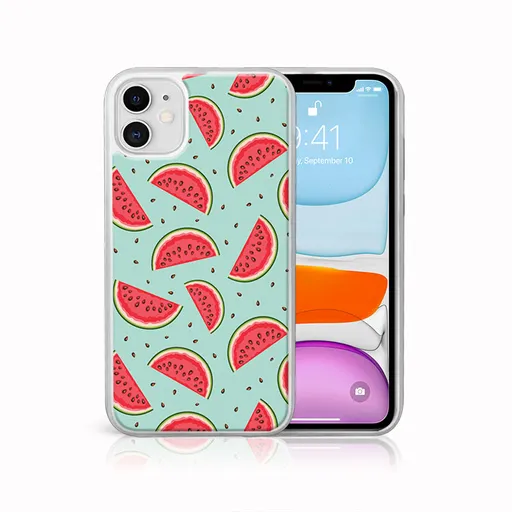 MY ART Silikónový obal Apple iPhone 11 WATERMELON (120)