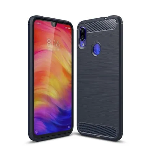 FLEXI TPU obal Xiaomi Redmi Note 7 modrý