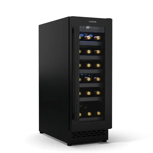 Klarstein Vinovilla 18 Uno chladnička na víno, 1 chladiaca zóna, 18 fliaš, drevené police, 5-18 °C