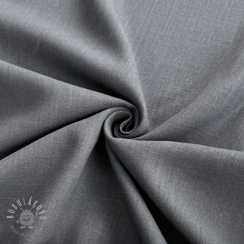 Viskóza s ľanom PREMIUM middle grey