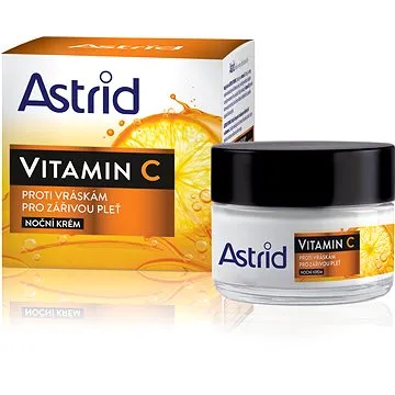 ASTRID Vitamín C Nočný krém proti vráskam pre žiarivú pleť 50 ml (8592297006831)