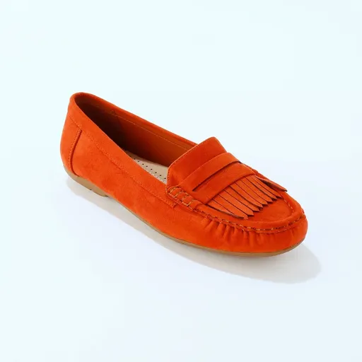 Pružné mokasíny z mikrovlákna