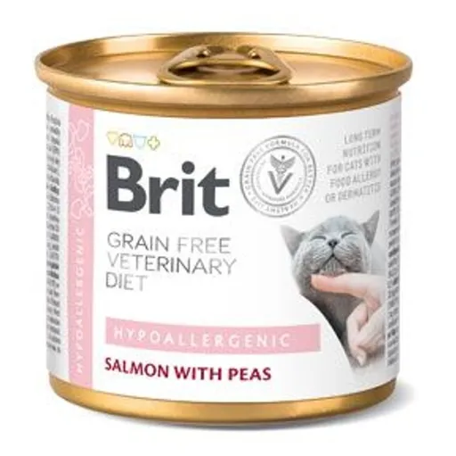 BRIT Veterinary diet grain free hypoallergenic pre mačky 200 g