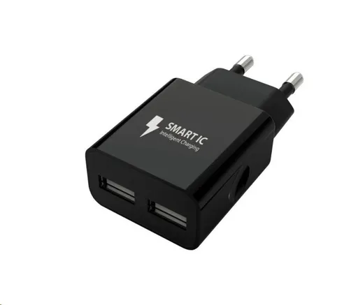 WG - Sieťová nabíjačka 2x USB-A 2, 4A, black