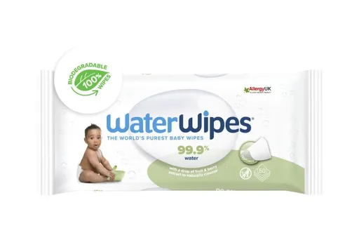 WATERWIPES 100% BIO odbúrateľné obrúsky 60 ks