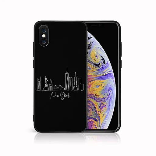 MY ART Ochranný kryt pre Apple iPhone X / XS NEW YORK (207)