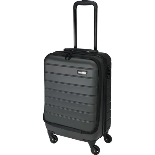 Škrupinový kufor na kolieskach, 37 x 22 x 53 cmtmavosivá