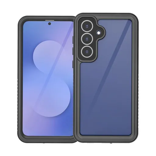 SOLID IP68 Obojstranný kryt pre Samsung Galaxy S25 FE čierny