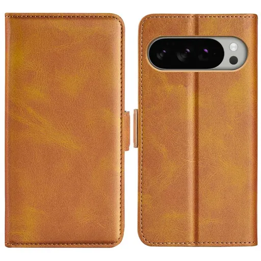 SIDE Peňaženkové puzdro pre Google Pixel 10 Pro XL svetlohnedé
