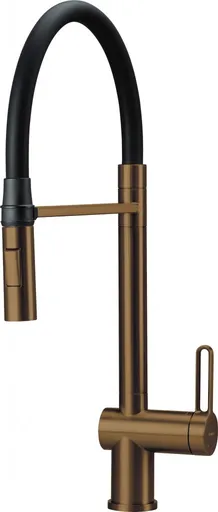 DEANTE - Magnetic kuchynská batéria s elastickou výpustou - 2 typy prúdu bronz kartáčovaný BRM_C72M