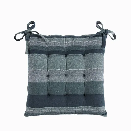 Pruhované sedáky na stoličku, 2 ks.