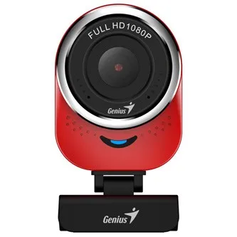Genius 32200002408, Full HD Webkamera QCam 6000, 1920x1080, USB 2.0, červená, Windows 7 a vyšší, FULL HD, 30 FPS