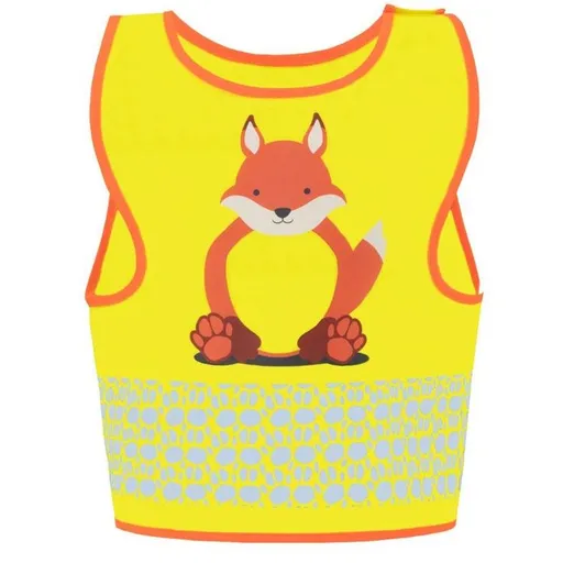 Korntex Detská reflexná vesta so zvieratkami - Líška | 3-4 roky