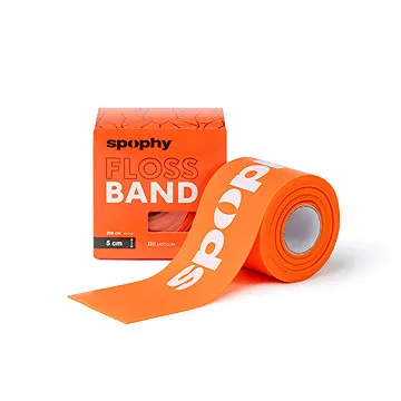 Spophy Flossband Orange, flossband oranžový, 5 cm × 2 m (8594202930040)