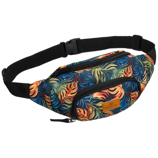 Moderná dámska ľadvinka z odolného polyesteru na zips – Rovicky