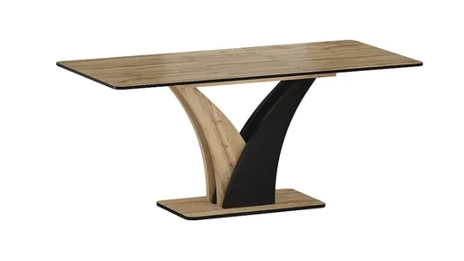 Signal Jedálenský stôl VENTO | dub artisan / čierna