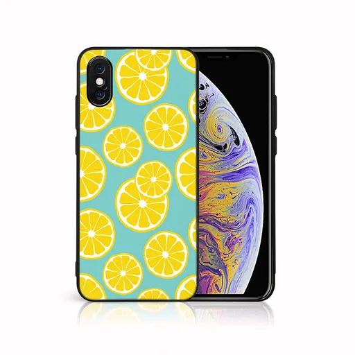 MY ART Ochranný kryt pre Apple iPhone X / XS LEMON (121)