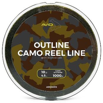 Avid carp vlasec outline camo reel line - 1000 m 0,28 mm 4,5 kg 10 lb