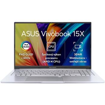 ASUS Vivobook 15X OLED M1503QA-L1148W Transparent Silver + ZDARMA Elektronická licencia Bezstarostný servis ASUS - bez nutnosti registrace / aktivace