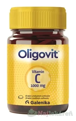 Oligovit Vitamín C 1000 mg tabliet s predĺženým uvoľňovaním 30 ks