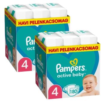 Pampers Active Baby 2 havi Pelenkacsomag 9-14kg Maxi 4 (360db)