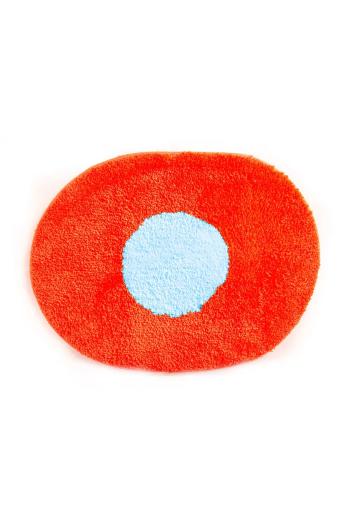 Kúpeľňová predložka Helio Ferretti Orange 60 x 45 cm oranžová farba