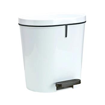 Denox pedálos kuka 8 L, ovális, fehér, fehér, 8 l